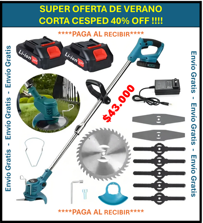 CORTADORA DE CESPED DOS BATERIAS DE 48V - SUPER OFERTA !!!!!!!