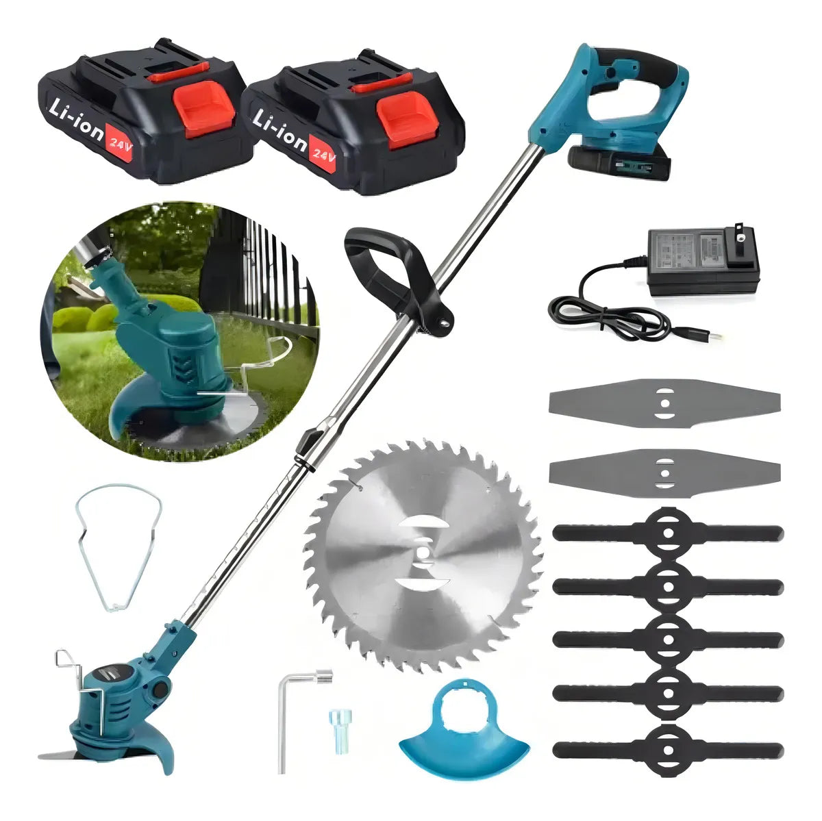 CORTADORA DE CESPED DOS BATERIAS DE 48V - SUPER OFERTA !!!!!!!